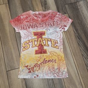 Iowa State University 'burnout' short sleeve top